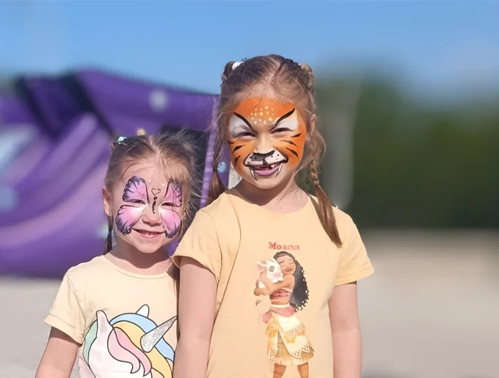 Arcfestés és csillámtatoválás bérlés légvár és rendezvényjáték kínálatból